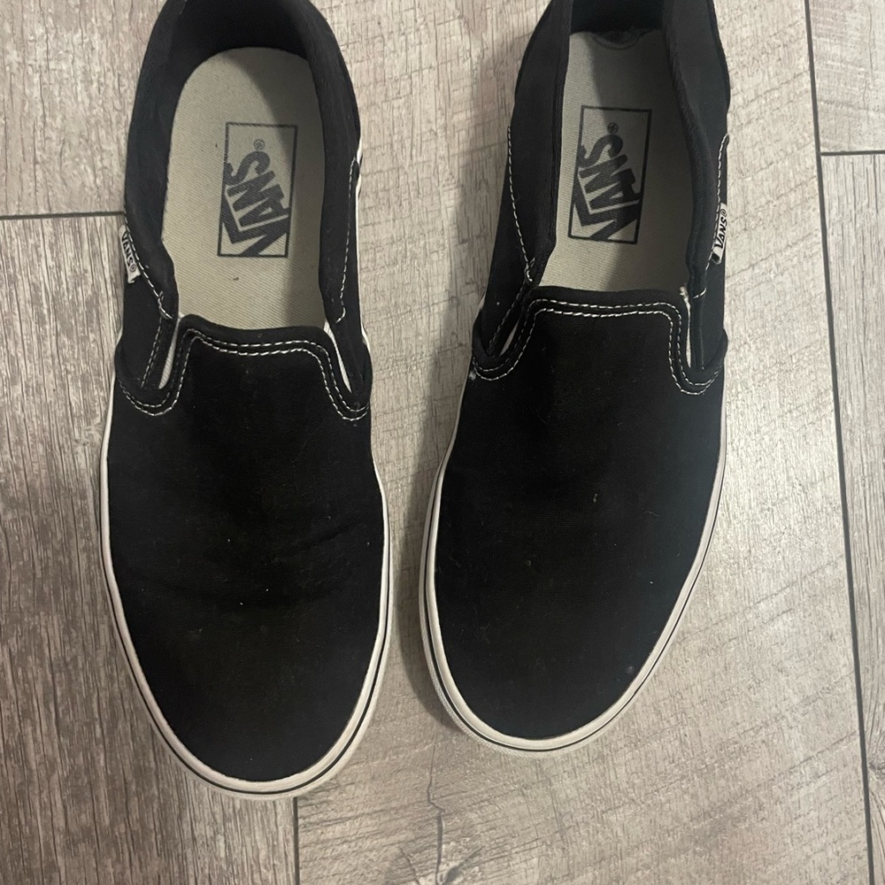 Vans Black Slip-On Sneakers Iconic Design
